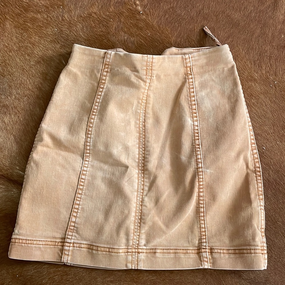 Free people burnt orange / rust skirt